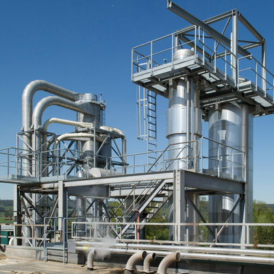 Enerji verimli buharlaşma süreci için özel sıcaklık aralığı MVR Buharlandırıcısı