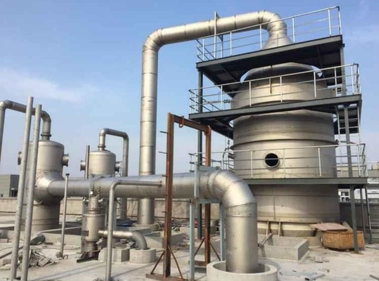 Tubular Tipi MVR Buharlaştırıcı Sistem Değiştiricisi Zorlu Dolaşım 480V