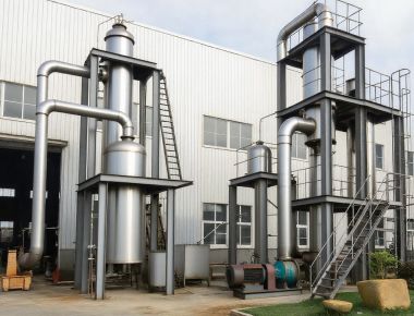 Atık su Mvr Buharlama Sistemi Çoklu Etki Düşen İnce Otomatik Film 1600lph