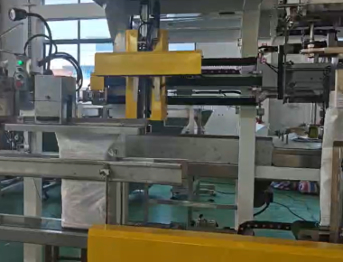 Tuz Paketleme Makinesi Montaj hattı Çözümü Yüksek Hızlı VFFS ve Açık Ağız Çuvallama Entegrasyonu