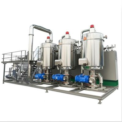 Sürekli 380v 50hz MVR Buharlandırıcı Üç Etki Düşen Film Konsantrasyonu