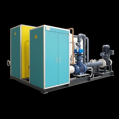 Enerji Tasarruflu MVR Evaporatör PLC Motor Sıfır Sıvı Deşarj Atıksu