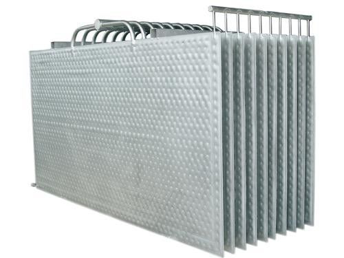 Vakum Tuz Projesi için SS304 Lazer Kaynaklı Çukurlu Plakalı Eşanjör 2.5x2.5m
