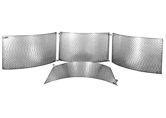 Çeşitli Uygulamalar için Yüksek Dayanıklılık Yastık Dimple Plate Isı Değiştiricisi