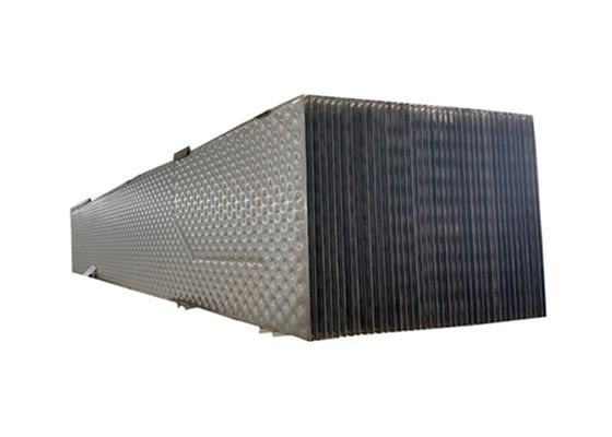 SS316L Çift Kabartmalı Yastık Plakalı Eşanjör 1.5x2.5M