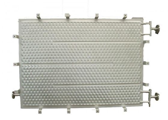 0.3-1.2mm Özel Eğlenmiş Eğlenme Yastığı Dimple Plate Isı Değiştiricisi
