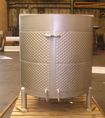 1000L Yastık Plakası Ceket Tankı, Şarap Ceketli Depolama Tankı