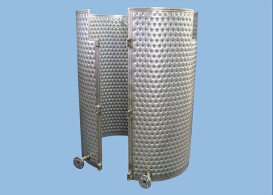 Gıda Sınıfı Etanol Soğutma 500L Dimple Ceketli Kap