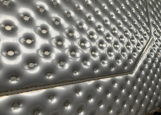 Tank için OEM Bira Fermantasyon Dimple Ceket Eşanjör