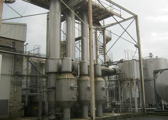NaCl için DSS2205 MVR Evaporatör Yatay Tüp Evaporatör 5T / HR