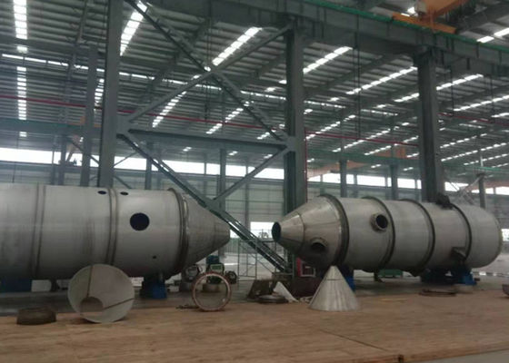 NaCl için DSS2205 MVR Evaporatör Yatay Tüp Evaporatör 5T / HR