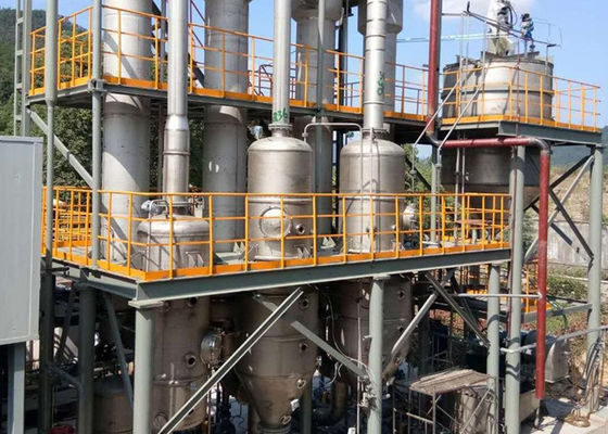 Sürekli 380v 50hz MVR Buharlandırıcı Üç Etki Düşen Film Konsantrasyonu