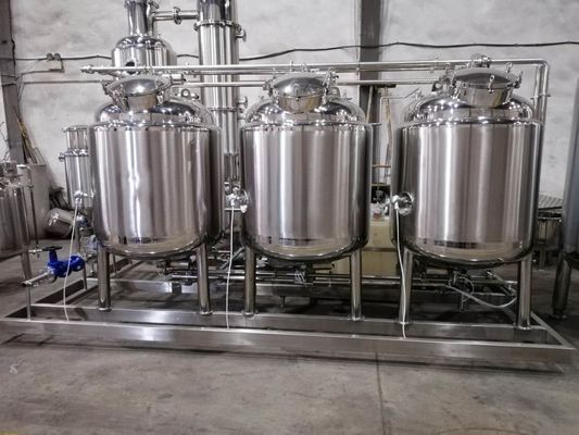 2000Lbs CBD Yağ Çıkarma Ekipmanları Düşük Sıcaklıkta Etanol Üretimi