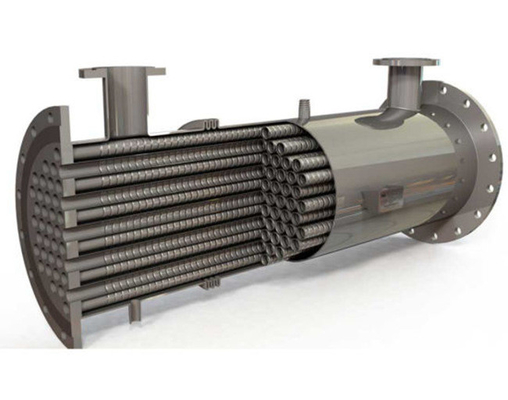 SS316L Chiller Shell Ve Tüp Evaporatör Eşanjör 5T/H