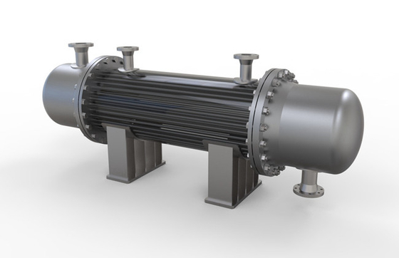 SS316L Chiller Shell Ve Tüp Evaporatör Eşanjör 5T/H