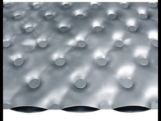 Poliş Yastığı Dimple Plate Isı Değiştiricisi 0.3-1.2mm Kalınlığı